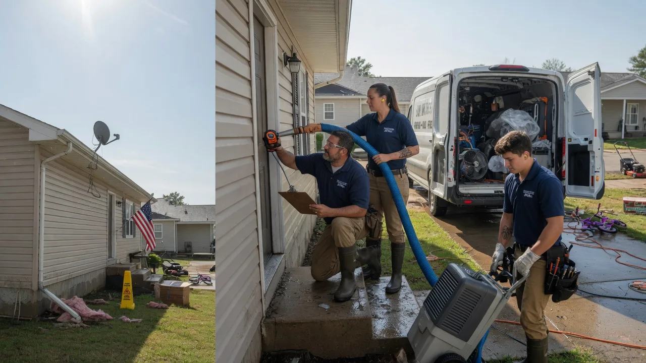 Ceiling Water Damage Restoration in Cross Plains, IN near me
